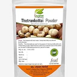 JEYAM HERBALS Thetran Kottai Powder | Nirmali Seed | Clearing Nut | Tettamparal | 100% Natural Thetrankottai Powder | 150 Gm-picture-12