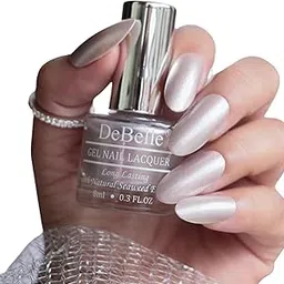DeBelle Mermaid Collection (Chrome Finish Iridescent Nail Polish Shades) 8Ml (Little Mermaid, 8Ml (Pack Of 1)),Metallic Pearl Pink With Silver-image-38