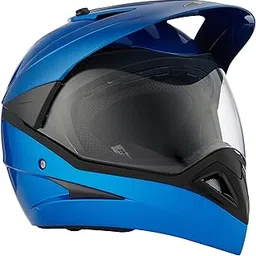 Studds Motocross Full Face Helmet with Visor (Flame Blue, Medium)-picture-44