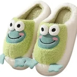 fashiol Cute Frog Winter Slippers for Women & Girls – Soft Plush, Warm, Closed Toe Slip-On Indoor Slippers for Home, Bedroom & Everyday Comfort-picture-59