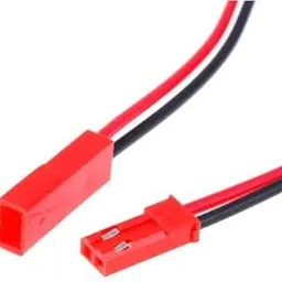 JST Male and Female 2 Pin Connector Plug-1 Pair Charging Adapter - Red & Black-picture-12
