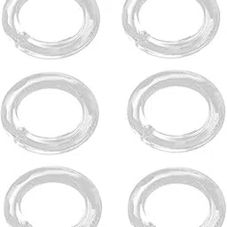 PZRT 6PCS Crystal Chandelier Rings Handing Ring Chandelier Glass Crystals Lamp Prisms Parts Drops Pendant-picture-13