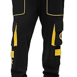 the souled store X-Men: Weapon X Men and Boys Drawstringed Black Embroidered Cotton Blend Oversized Joggers-picture-71
