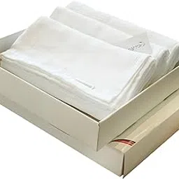 Picksparrow 100% Cotton Newborn Baby Muslin Swaddle Wrap/Baby Cotton Sheet/Bath Towel/Swaddle Blanket/Newborn Essentials(100 * 100 cm, Pack of 3, Solid White)-image-93