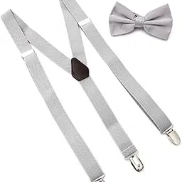 man of men Bowtie and Suspenders for Men | Y Shape Suspender and Bow Tie | Many Colors to Choose From-picture-25