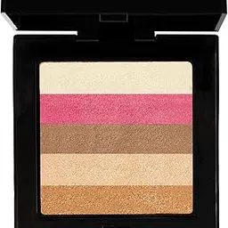 Hilary Rhoda Shimmer Bricks Highlighter Palette | Bronzers, Highlighters & Blushes | Highly Pigmented | Long Lasting & Illuminating Glow - 8.1g (Shade - 03)-picture-36