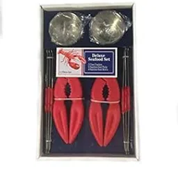 "How To Eat a Lobster" Kits - Lobster Plates, Claw Crackers, Bibs, Butter Bowls, Buckets & Wet-naps. Choose Your Combination!-image-45