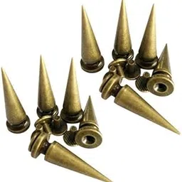FABLOFT® 2x10pcs Copper Cone Screwback Stud Leather Craft Spike Rivets Bronze-picture-47