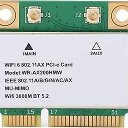 Acogedor AX200HMW WiFi 6 Wireless Card Dual Band 802.11 A/B/G/N/AC/AX Half Mini PCI-E WiFi Card Network Adapter BT5.2 for PC, Laptops, Only for WIN10 (64bit)-picture-10