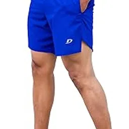 Fitness Ultra Thin Running Sport Synthetic Short- Royal Blue-image-33