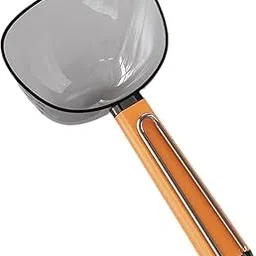 Set of 1 Multicolour Transparent Measuring Scoop with Handle Large Capacity Plastic Cup for Dry Liquid Ingredients Ergonomic Grip, Easy Pour Spout, Kitchen Cooking Tool-picture-30