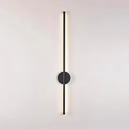 600mm LED Long Tube Wall Light, Black-image-0