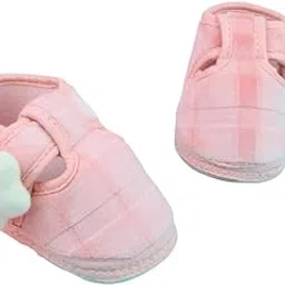 neska moda 6 To 12 Months Baby Boys & Girls Velvet Cute Star Face Lace Booties -BT4901-picture-16