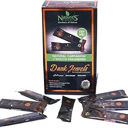 Nature's Treat Dark Jewels Natural Cardamom Mouth Freshener | 50 Ct | 3.17 oz | 90gm | Pack of 2-picture-53