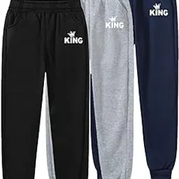 Kids Printed Track Pants Pack of 3-picture-16