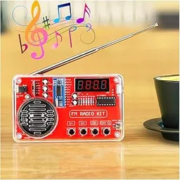 Gikfun Portable FM Radio FM 87-108MHz Soldering DIY Practice Kit LED Display Soldering Projects With Headphone Jack Suitable for Middle School/High School Hobby Group Education EK1998-image-3