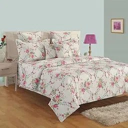 Swayam Off White Colour Floral Single AC Comfortor - 150 GSM-picture-25