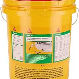 SIKA – Liquid waterproofing admixture – SikaCim – For concrete and plastering – 100 grams per 50 kg bag of cement – Reduces shrinkage – 20 kg – Brown-picture-17