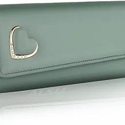 alsu Women's Hand Wallet Purse Clutch | Phone Pocket | Coin Pocket | 4 Card Slots (Light Green)-picture-24