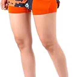 truerevo 2 in 1 Running Sports Shorts for Women with Mobile Phone Pockets - Double Layered Yoga, Gym Shorts with Inner Tights for Women Workout - Quick Dry & Moisture-Wicking Active Wear-picture-14