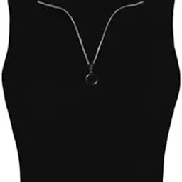 Women's Sleeveless Zipper Top Stylish, Comfortable, and Versatile (,)-picture-28