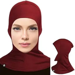 bismaadh Islamic Scarf Hijab for Women, Muslim Instant Soft Jersey Scarf, Islamic Clothes, Long Hijabs, Lightweight Breathable Solid Color Soft Chiffon Long Fashion Scarves-picture-19