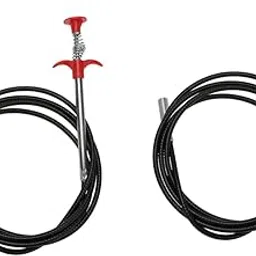 Balacoo 2pcs Sink Drain Strainer Unclog Toilet Flexible Grabber Tool Cleaning Tools for Bathroom Kitchen Tub-picture-36