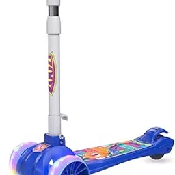 Zoozi 3 Wheel Electric LED Scooter for Kids Light-Up Wheels and Foldable Design | Suitable for Age 3 Years and Up-picture-15