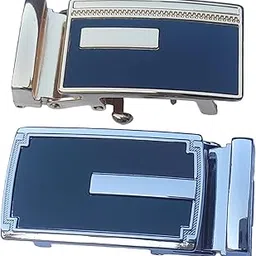 myestore Mens Belt Autolock Buckle only | Belt without Strap | Combo Pack of 2-picture-38