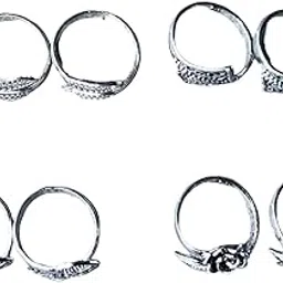 Women & Girls Metal Plated Fancy Toe Ring Adjustable Bichiya/Leg Finger Ring-Combo-4 (A_C_P_110839_Multi)-image-94