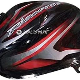 DESI TORQUE™ Petrol Tank for Discover 125M / Discover 100M models bike (Black/Red)-picture-25