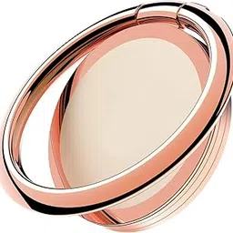 Mizi Cell Phone Ring Holder Finger Grip Stand - 360° Rotation Metal Kickstand for Magnetic Car Mount, for All Smartphones & Tablets - Rose Gold-picture-27