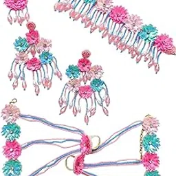 Floral Pearl Bridal Jewelry Set -Flower Design-picture-14