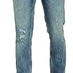 the indian garage co Men's Regular Fit Solid Mid Rise Stretchable Jeans-picture-42