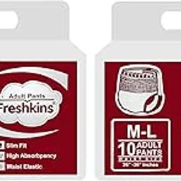 Freshkins Adult Diaper Pant M - L (Pack of 2, 20 Unit)-picture-16
