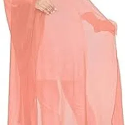 JAGMOOLYA PRODUCTS Chiffon Dupatta For Women | Dupatta For Girl(Peach)-picture-63