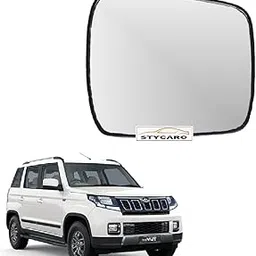 STYCARO- Side View Sub Mirror Glass Plate compatible with MMahindra TUV-300 (2015-2025)/ Bolero Neo/Neo+ (2021-2025) Year Model (Right Driver Side)-picture-32