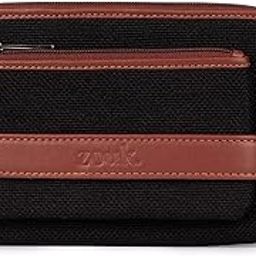 zouk Wallets for Women - Handmade Classic Wallets for Females - Vegan Leather and Jute Purse for Ladies - Wallets with Mobile Phone Pocket-picture-49