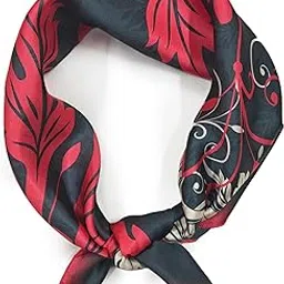 one echelon Satin Silk Small Square Scarf for Women, Printed Soft and Comfy Neck Head Tie Scarf Bandana-picture-24