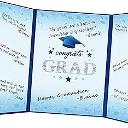 MERISHOPP®Graduation Guest Book Thick Paper Easy to Write on Postcard Décoration Blue|Home & Garden | Wedding Supplies | Guest Books & Pens-picture-41