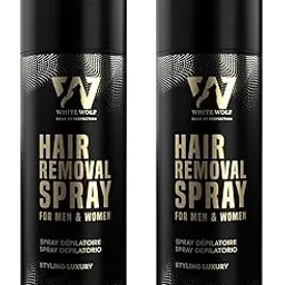 White Wolf Hair Removal Spray, Painless Body Hair Removal Cream, with Glycerin, Shea Butter, 200 mL, Pack of 2-picture-33