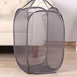 Kuber Industries Nylon Mesh Laundry Basket, 30Ltr (Multi)-CTKTC026006-picture-12