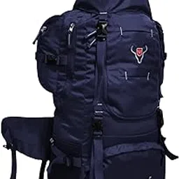 90L Camping Rucksack with Shoe Compartment & Laptop Pocket-image-14