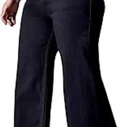 miss chase a+ Women's High Rise Regular-Length Stretchable Wide Leg Denim Jeans-picture-21