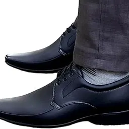 aaeshu Men & Boys Comfortable atractive Stylish Black Color Office Used Formal Shoe-picture-35