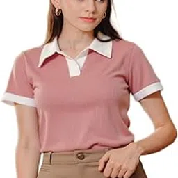 Peach Women T-Shirt,Rib T-Shirt for Women.01-image-74