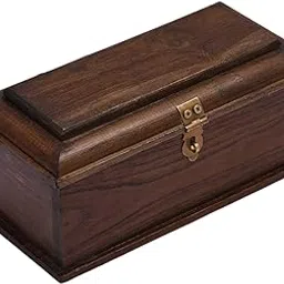 Wooden Jewellery Box Organizer Wooden for Good Luck| | Handmade Decorative Case Girls, Necklaces, Gold, Storage, Cash, Money, Wedding Gift| Stylish| Traditional Boxes image 1