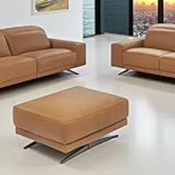WOODZONE HANDICRAFTS 5 Seater Leatherette Sofa Set with Cushions – Stylish Furniture for Home & Lounge-image-40