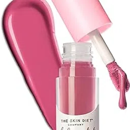 The Skin Diet Company Lip Barrier Tint Desert Rose (Mauve Pink) - Hydrating Liquid Lipstick & Lip Treatment for Dry and Pigmented Lips | Brown Girl-Friendly, Builds Color & Repairs Moisture Barrier (4ml)-image-43