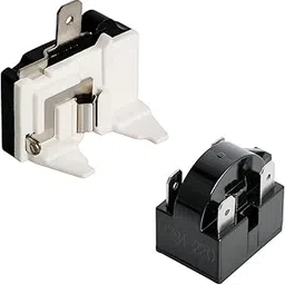 Aopin 4 Pin 1/2HP 375W 22 Ohm Freezers Compressor Thermal Overload Protector + Refrigerator PTC Start Relay, Replacement Part for Car Refrigerator, Portable Freezer, Beverage & Wine & Beer Cooler 1Pcs-image-26